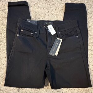 Banana Republic Skinny Black Jeans Size 4P NWT